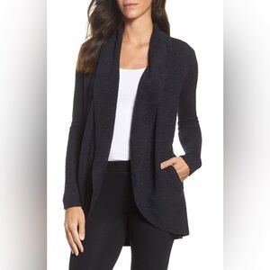 Barefoot Dreams Bamboo Chic Lite Cardigan | Style 452 | L/XL | Navy Blue